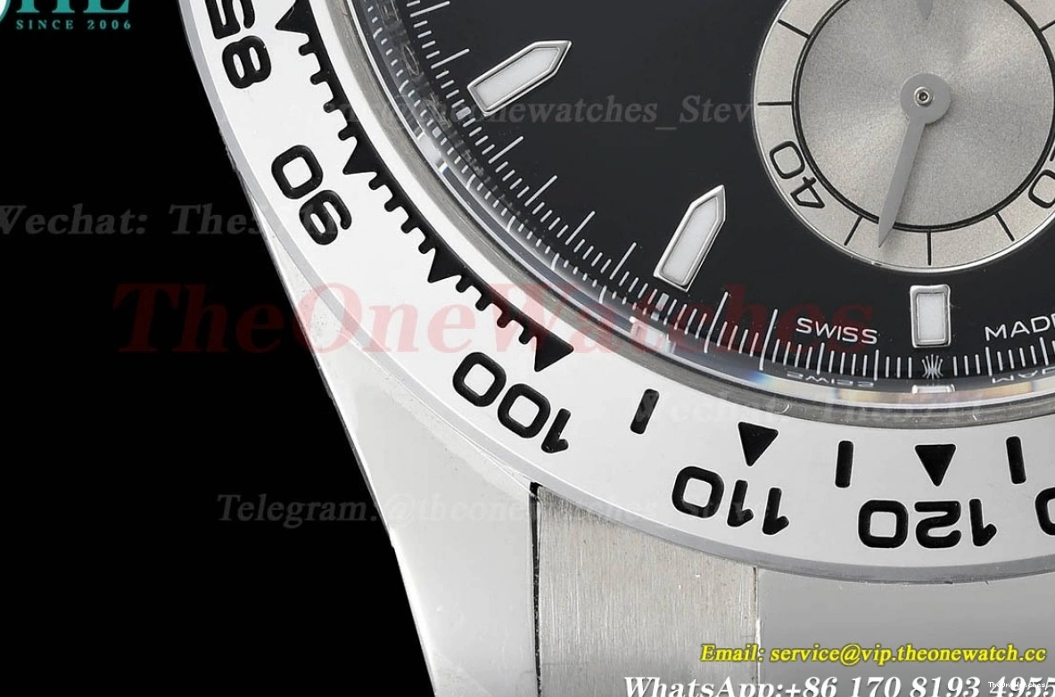 SS SH4131 Black SS 40mm Clone Clean Daytona 126509 Stk Super 0315